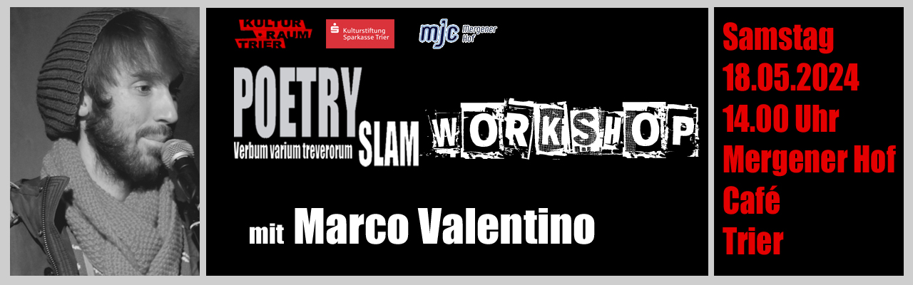 20240518 Poetry Workshop Marco Valentino