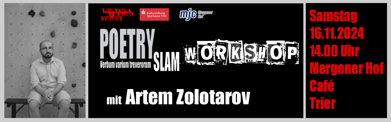 20241116 Poetry Workshop Artem Zolotarov